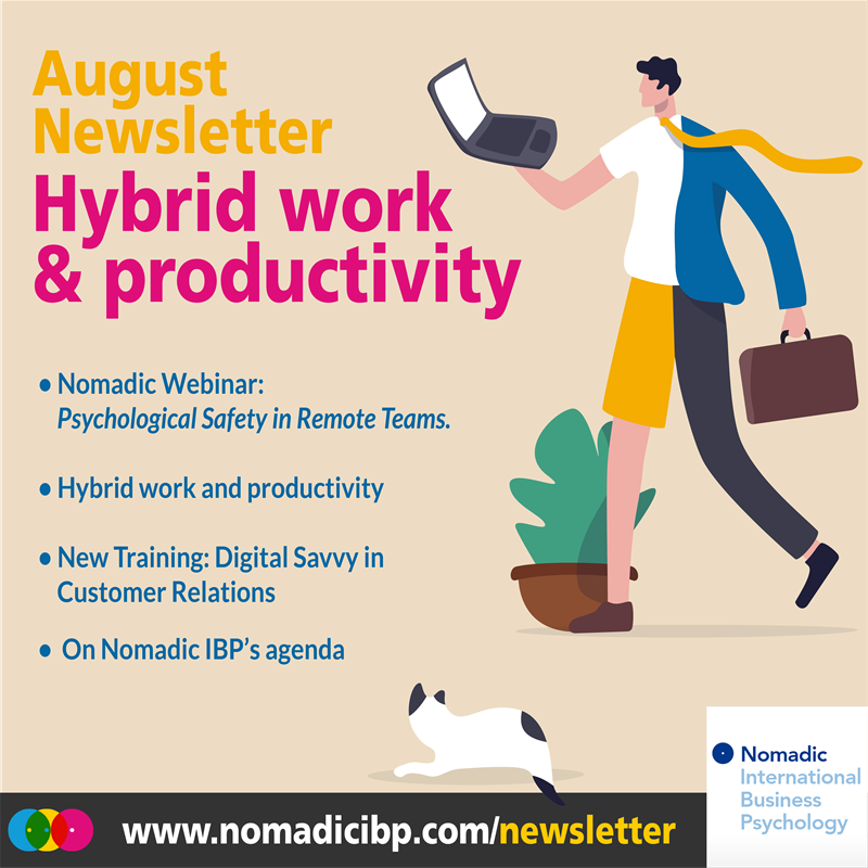 August Newsletter Nomadic IBP